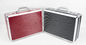 42 Watches Aluminum Storage Travel Watch Display Case Red PU Leather Aluminum Watch Briefcase
